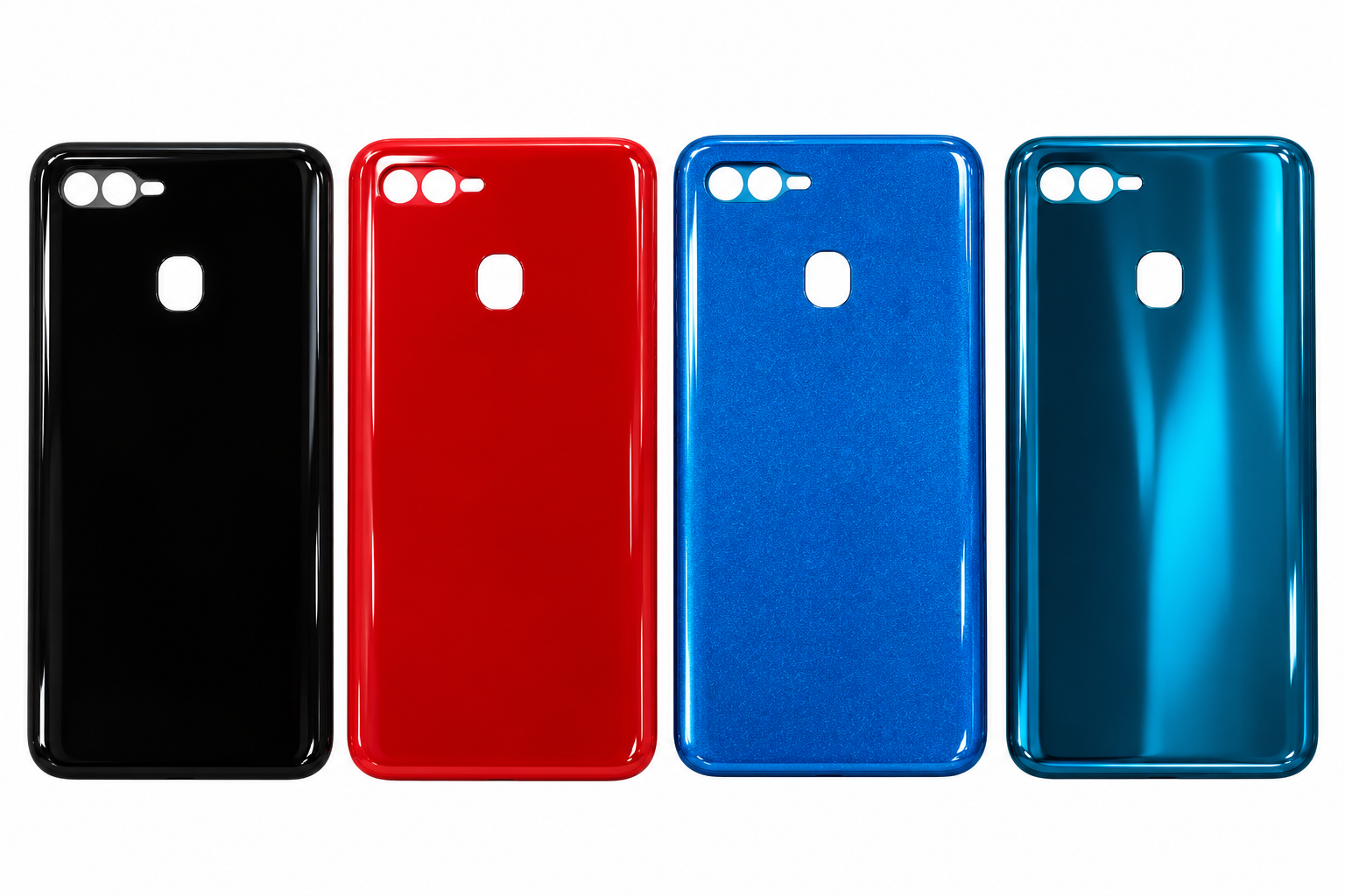 Compatible Replacement for OPPO A5s Full Housing Body – Black, Red, Blue & Purple
